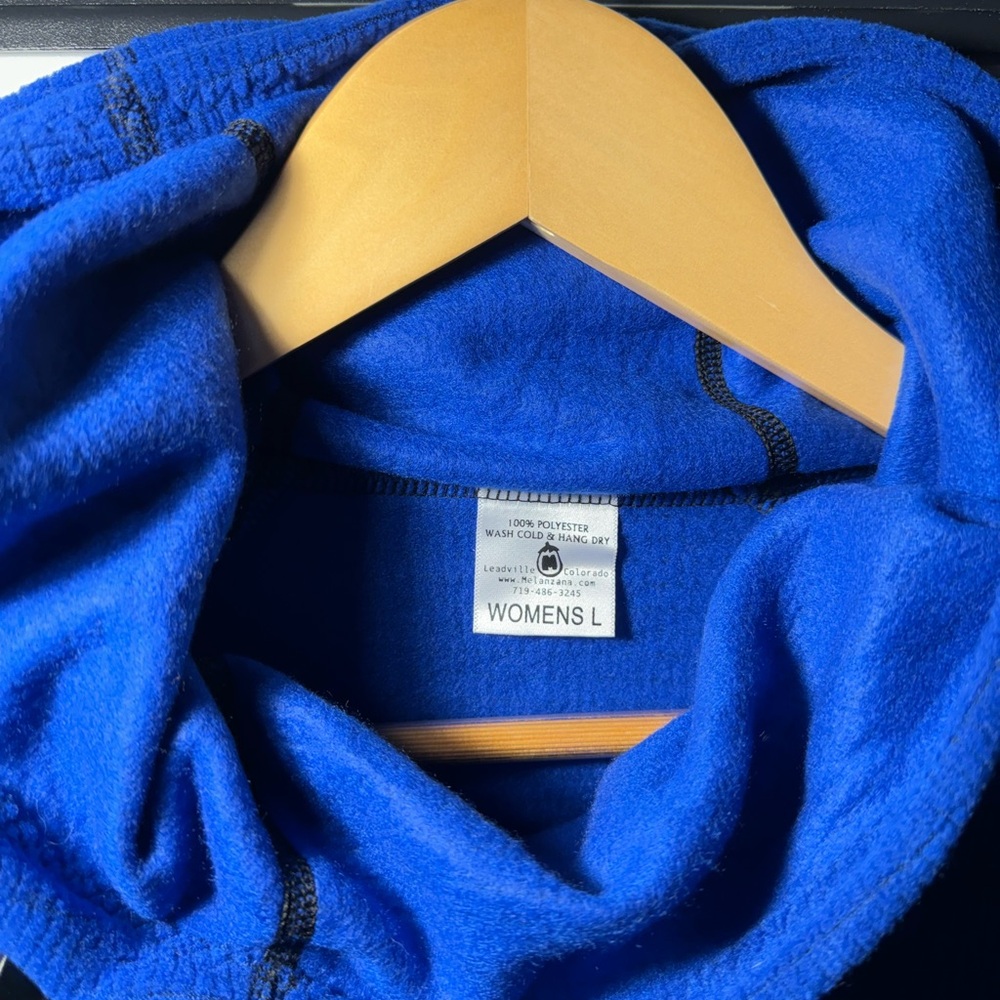 💙🩵 NWT Womens Melanzana Classic Blue Micro Grid Dress 💙🩵 - Picture 7 of 11